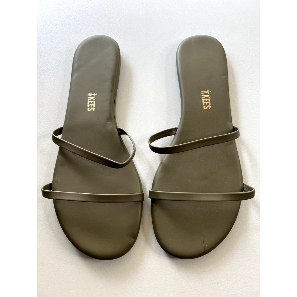TKEES Women's Sandals Gemma Pigments in Sage‎ Sandals Size 10